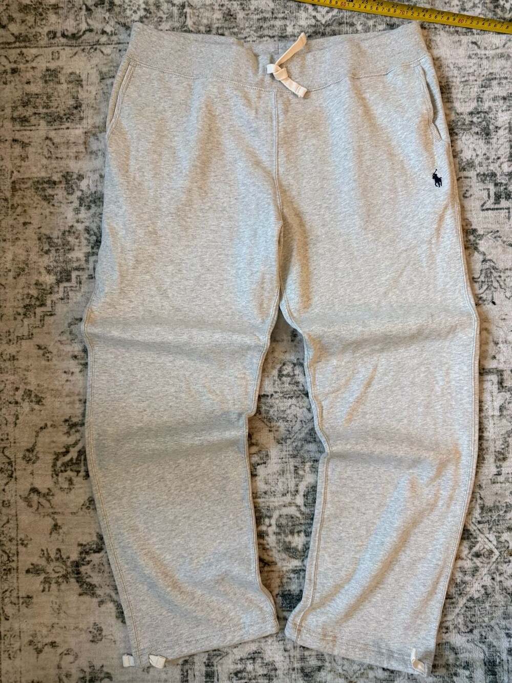 Polo Ralph Lauren Fleece Sweatpants Grey Heather Cotton Blend